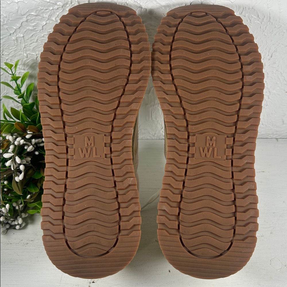 Madewell NWOT Kickoff Trainer Sneaker Yellow Tan Athletic Madewell Shoe Size 7 - Picture 10 of 14